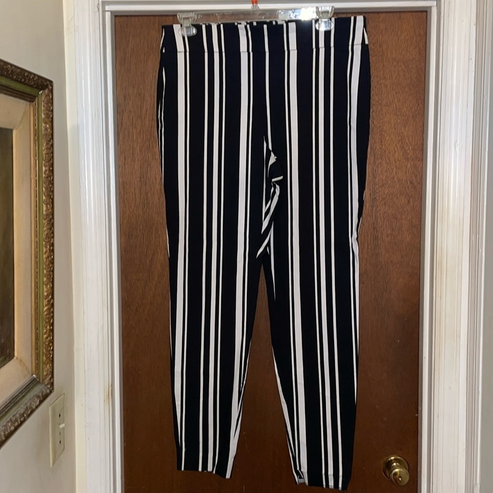 INC international Concepts striped pull on trouser pants​​